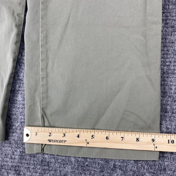 G.H. Bass Pants‎ Womens 12 High Waist Tapered Relaxed Loose Lightweight Chino - Picture 9 of 11